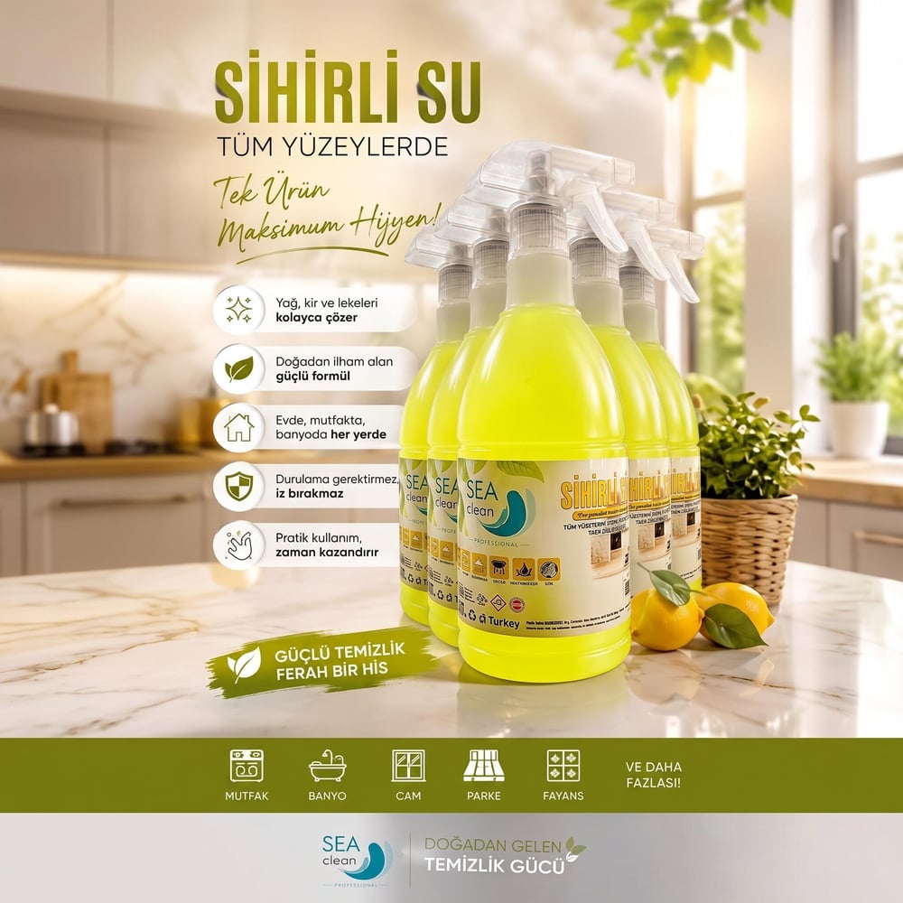 Sea Clean Sihirli Güç 1 Lt 5 Adet