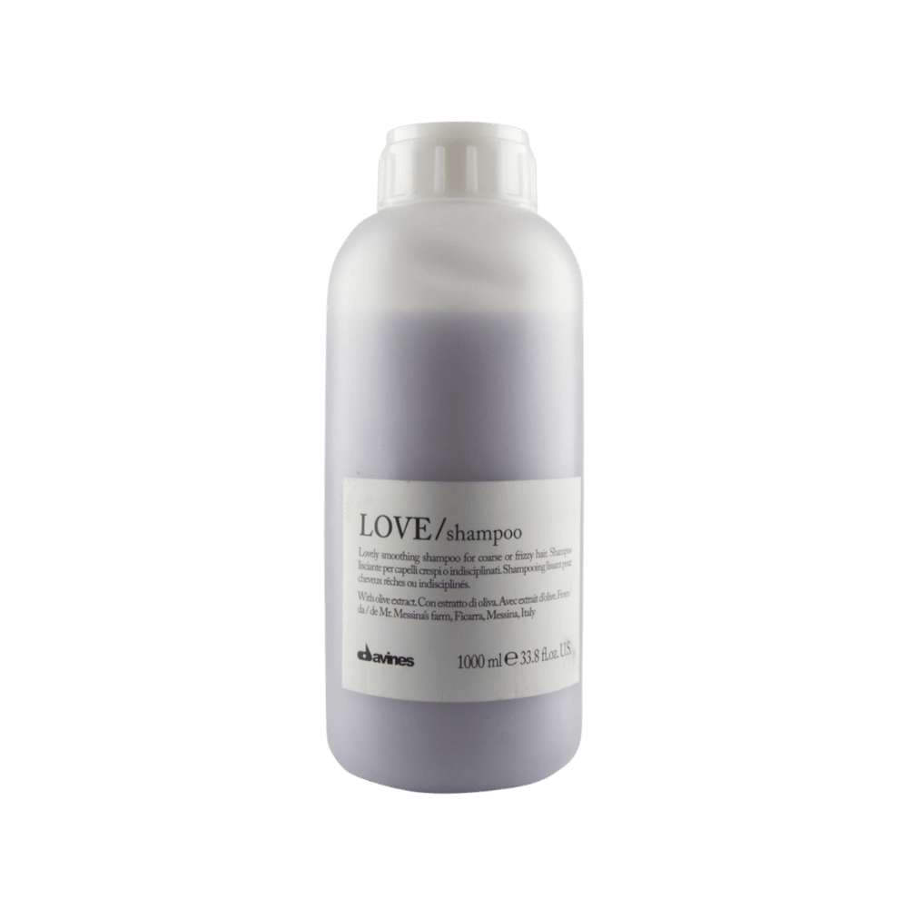 Davines Love Smoothing Şampuan 1000ml – Dalgalı ve Kıvırcık Saçlar İçin Düzleştirici Şampuan