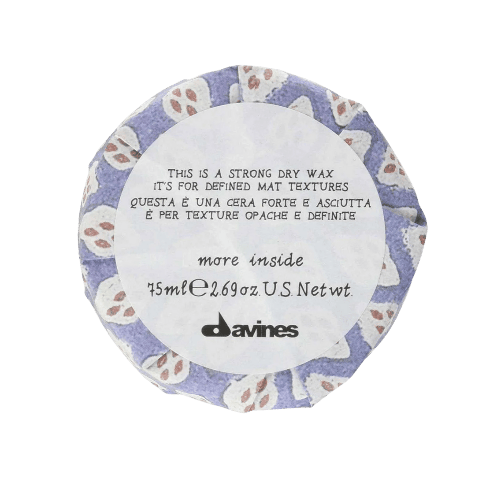 Davines More Inside Dry Wax 75ml güçlü tutucu kuru wax