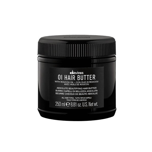 Davines OI Hair Butter 250ml Katı Saç Bakım Yağı – Roucou yağı ile yoğun nemlendirme ve parlaklık sağlayan profesyonel saç maskesi