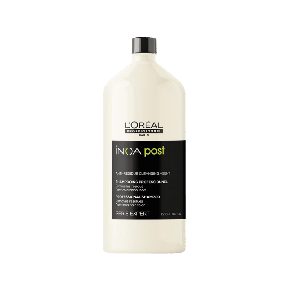 L’Oréal Professionnel Inoa Post Şampuan 1500ml, boya sonrası saç bakımı için yağ bazlı şampuan