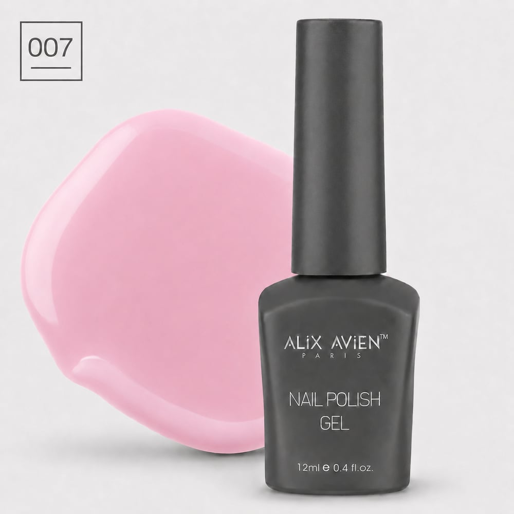 Klasik SeriAlix AvienAlix Avien Kalıcı Oje 12ml. 007 Şeker Pembe