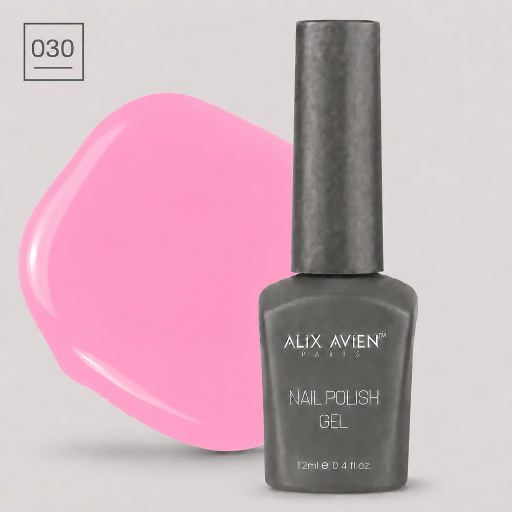 Klasik SeriAlix AvienAlix Avien Kalıcı Oje 12ml. 030 Pamuk Şeker Pembe
