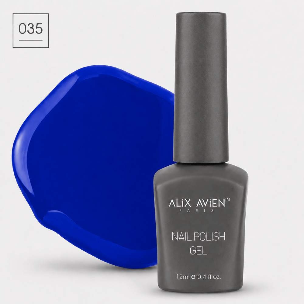 Klasik SeriAlix AvienAlix Avien Kalıcı Oje 12ml. 035 Saks Mavi
