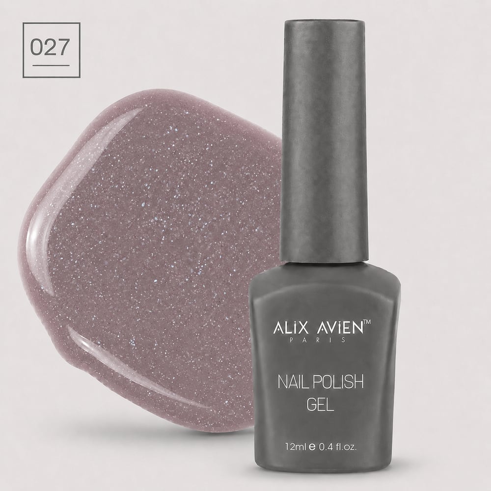 Klasik SeriAlix AvienAlix Avien Kalıcı Oje 12ml. 027 Işıltılı Vizon