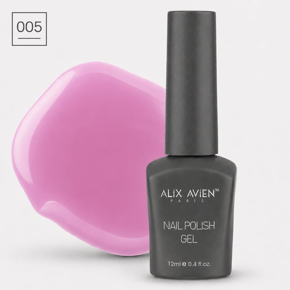 Klasik SeriAlix AvienAlix Avien Kalıcı Oje 12ml. 005 Pembe