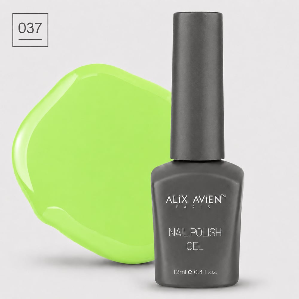 Klasik SeriAlix AvienAlix Avien Kalıcı Oje 12ml. 037 Pastel Yeşil