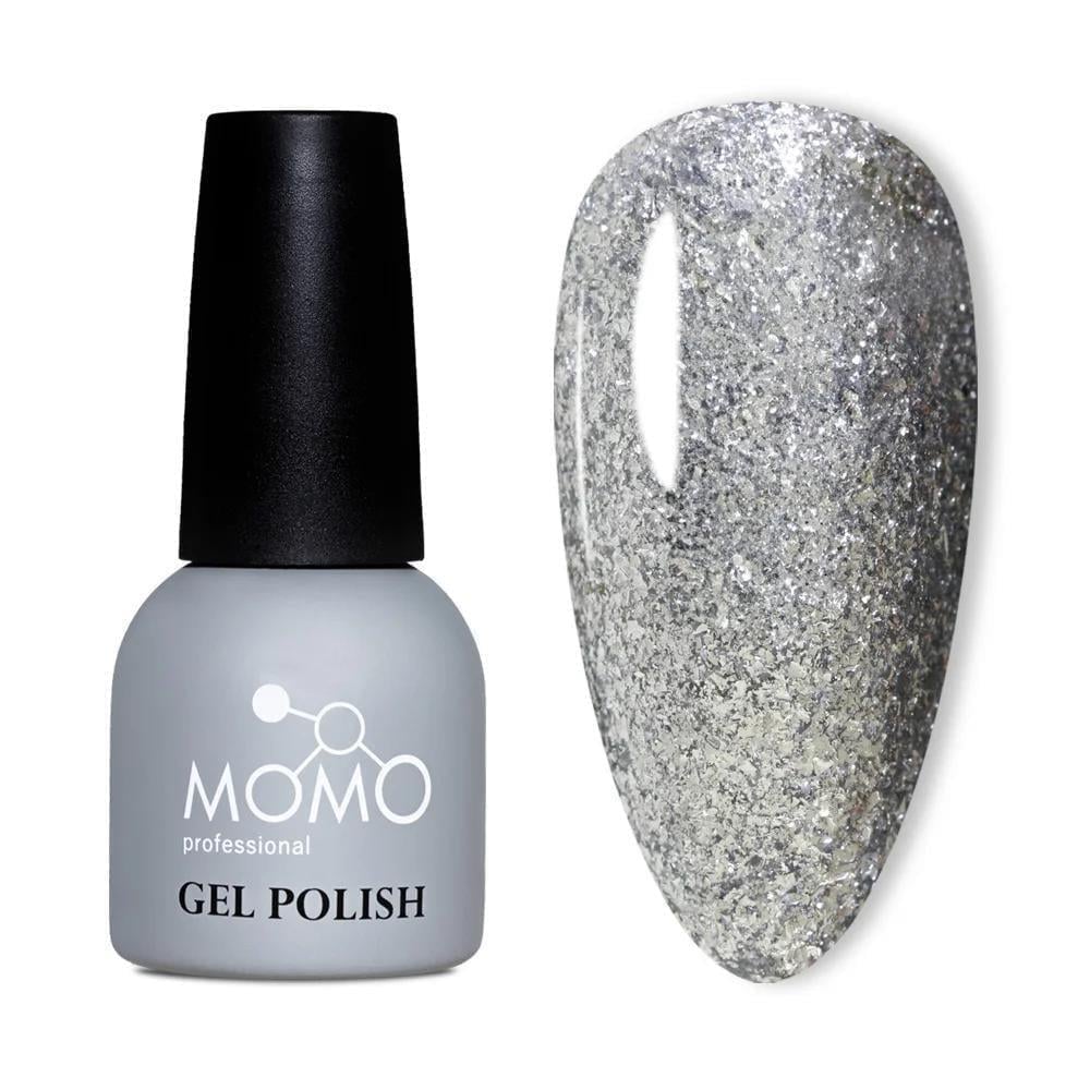 Momo Glitter Seri 14ml. G003 Yoğun Gümüş Parıltılı