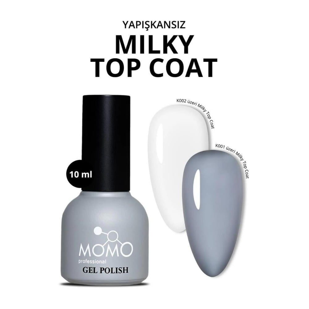 Momo Milky Top Coat 10ml.