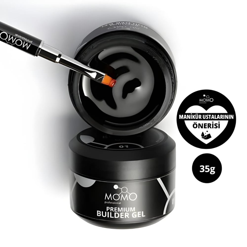 Momo Premium Builder Gel 35gr. No:01 Şeffaf