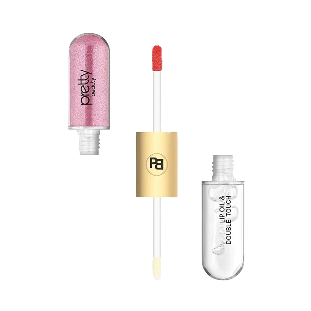 Parlatıcı - Lip GlossPretty BeautyPretty Beauty Lip Oil & Double Touch 03 PB-408C