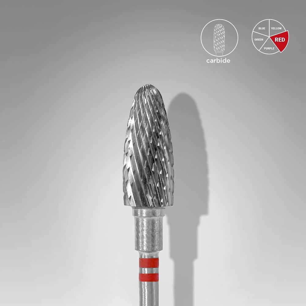 Staleks Pro Çelik Mısır Freze Kırmızı FT90R060/14