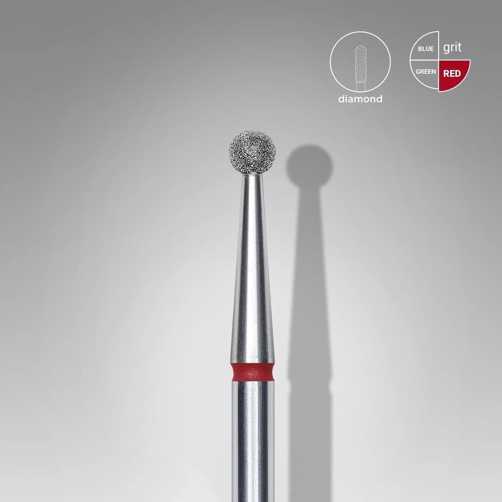 Staleks Pro Elmas Küre Freze Kırmızı FA01R025