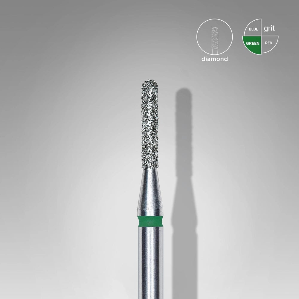 Staleks Pro Elmas Yarı Silindir Freze Yeşil FA30G014/8