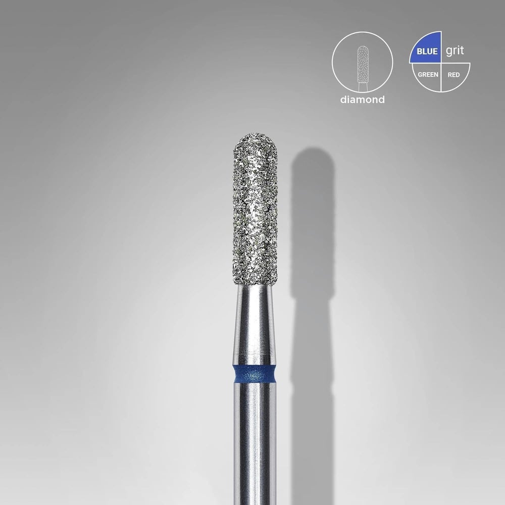 Staleks Pro Elmas Yarı Silindir Freze Mavi FA30B023/8