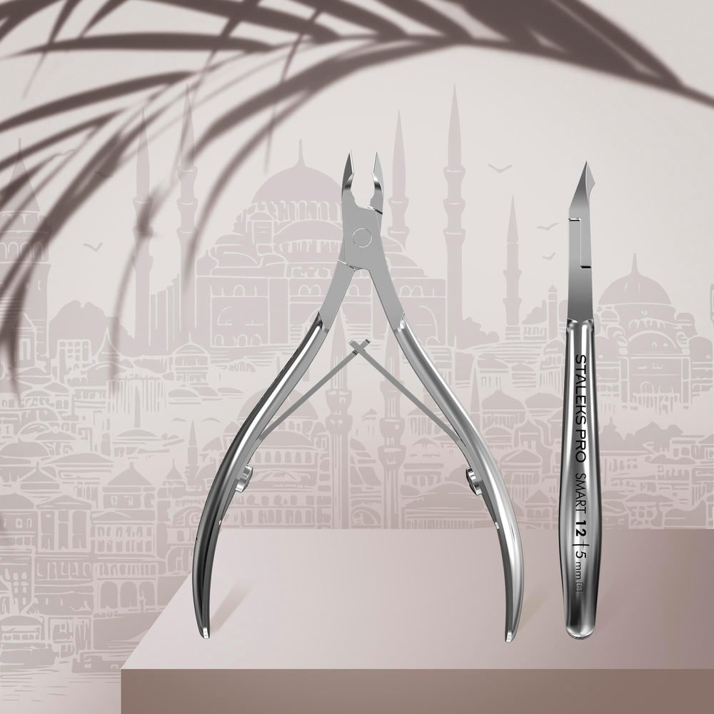 Staleks Pro Smart NS-12-5T paslanmaz çelik tırnak eti pensi – 5 mm bıçak, ergonomik ve hassas