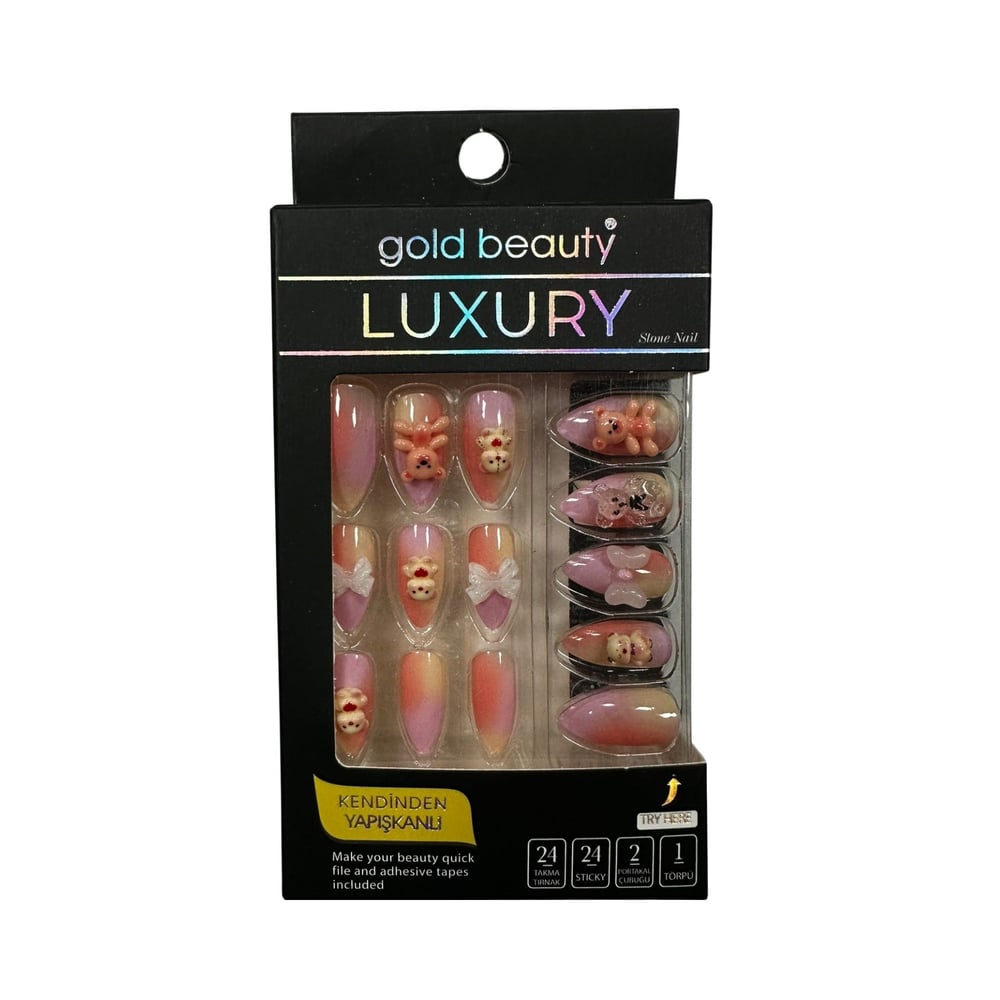 Takma TırnakGold BeautyGold Beauty Takma Tırnak EP-1525-25