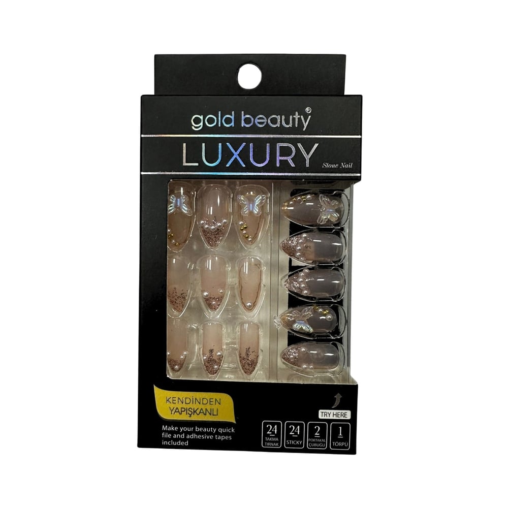 Takma TırnakGold BeautyGold Beauty Takma Tırnak EP-1525-24