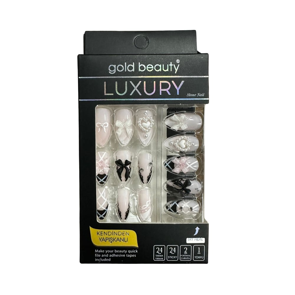 Takma TırnakGold BeautyGold Beauty Takma Tırnak EP-1525-22
