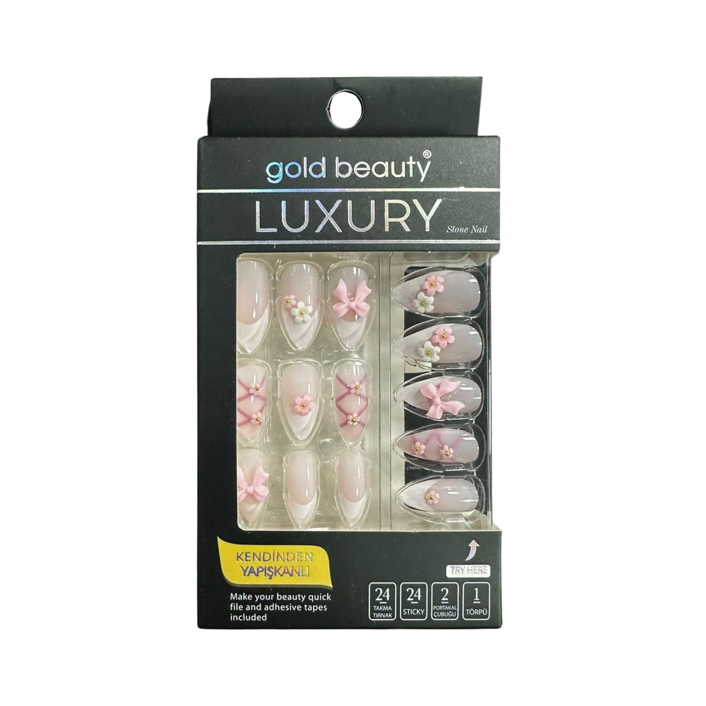 Takma TırnakGold BeautyGold Beauty Takma Tırnak EP-1525-20