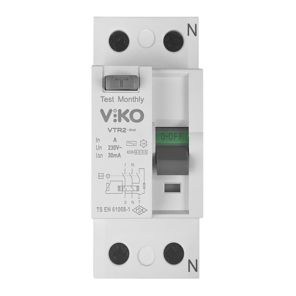 2x40A 300mA KAÇAK AKIM RÖLESİ VİKO