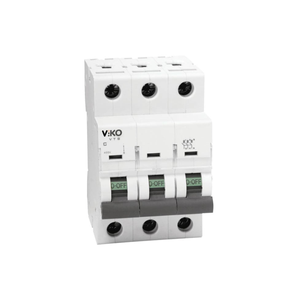3x25A C TİPİ W OTOMAT 4,5kA VİKO