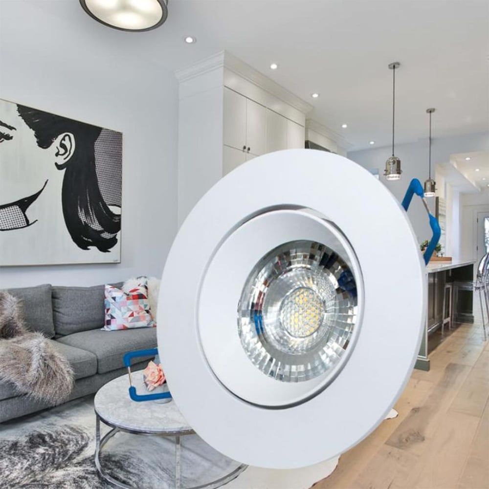 8W SAFİR SPOT LED ARMATÜR - BEYAZ 