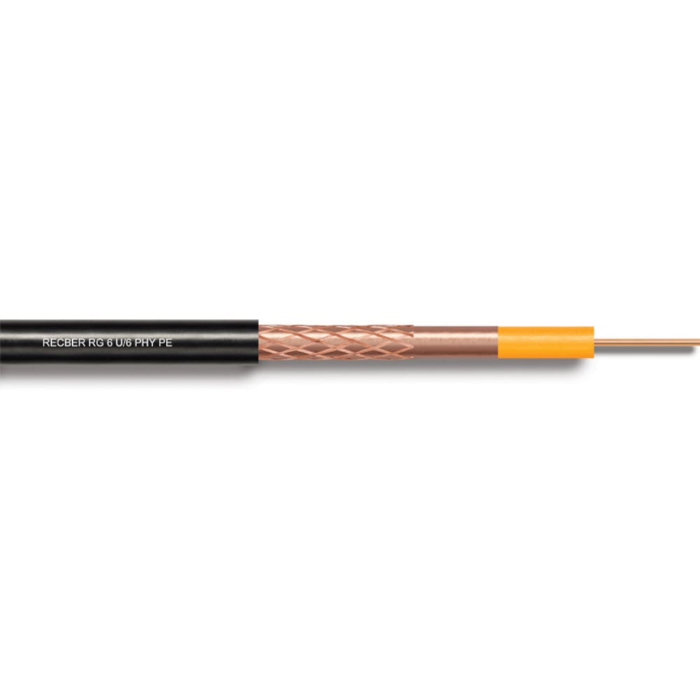 RG 6/U-6 PHY/PE CU/CU TV KABLO REÇBER HARİCİ