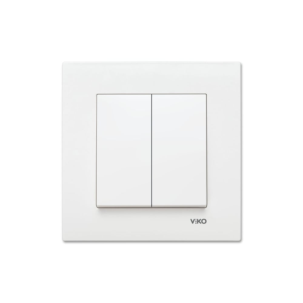 Viko Karre Beyaz Komütatör Çerçeve Dahil 90967002