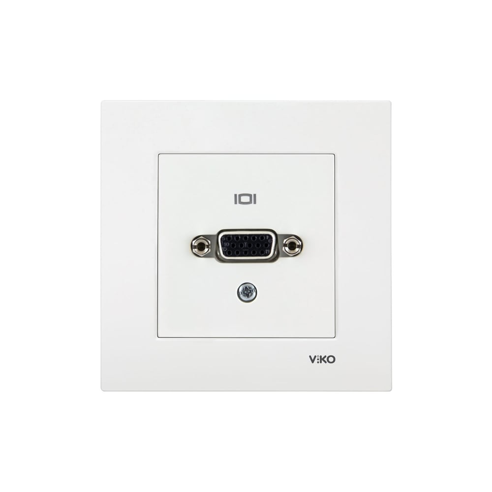 Viko Karre Beyaz Vga Konnektör Çerçeve Dahil 90967166