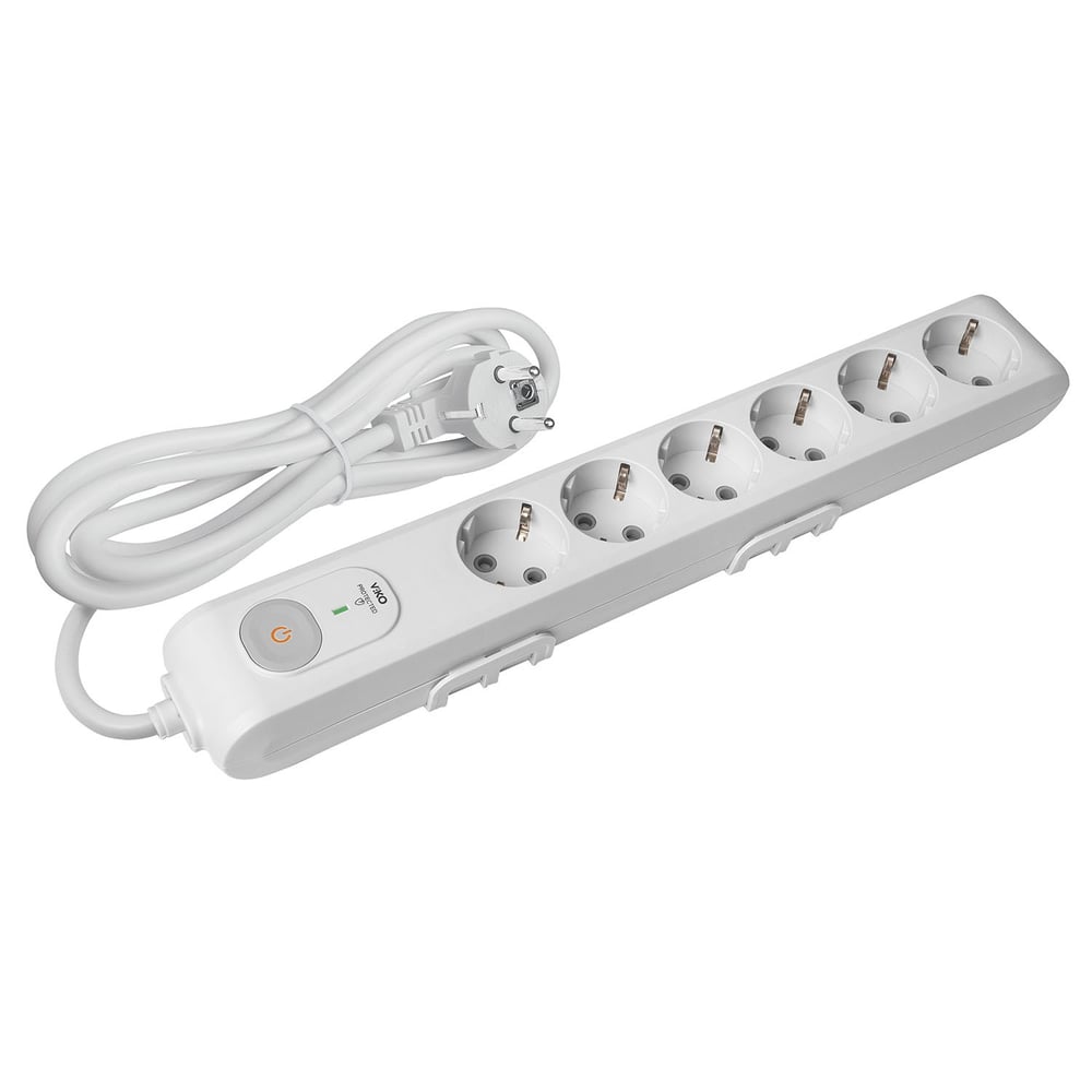 Viko Multi-Let Şok Akım Korumalı 1.5 Metre 6lı Priz 90117632