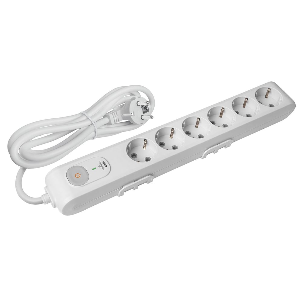 Viko Multi-Let Şok Akım Korumalı 1.5 Metre 6lı Priz 90117632