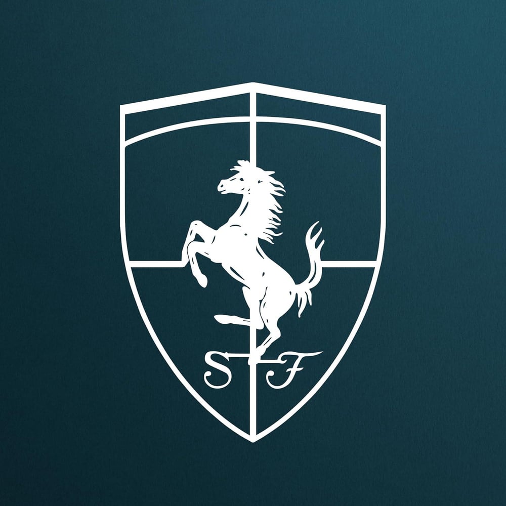 Fawdecor Araba Logo Minimalist Metal Duvar Dekoru, Garaj Dekoru