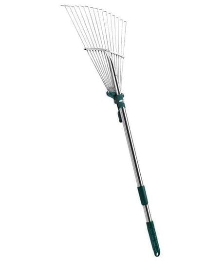 Teleskobik Saplı, Ayarlı Metal Tırmık 18-56cm
