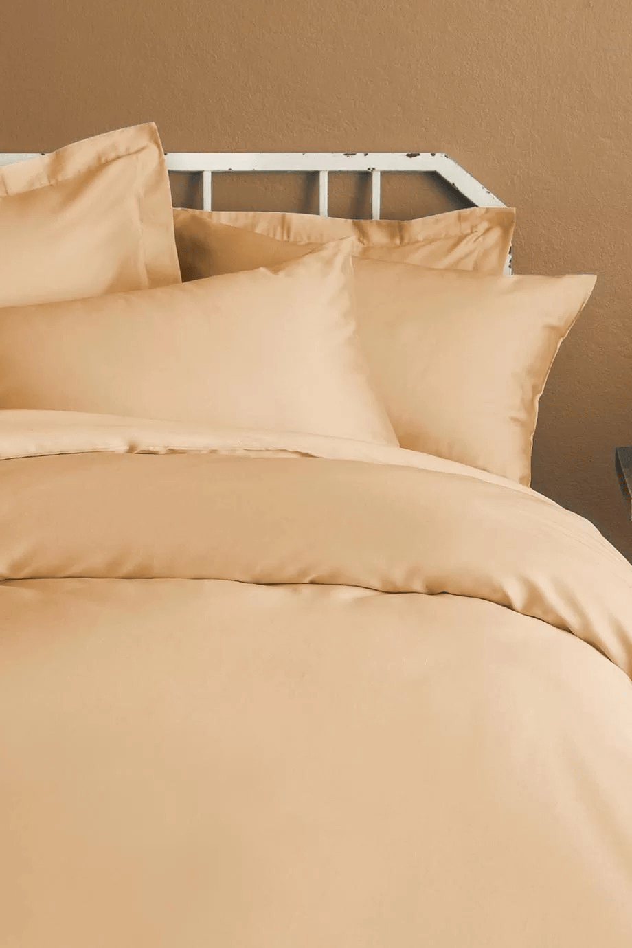 SIMPLY PEACH PAMUK SATEN ÇİFT KİŞİLİK NEVRESİM TAKIMI 200*220