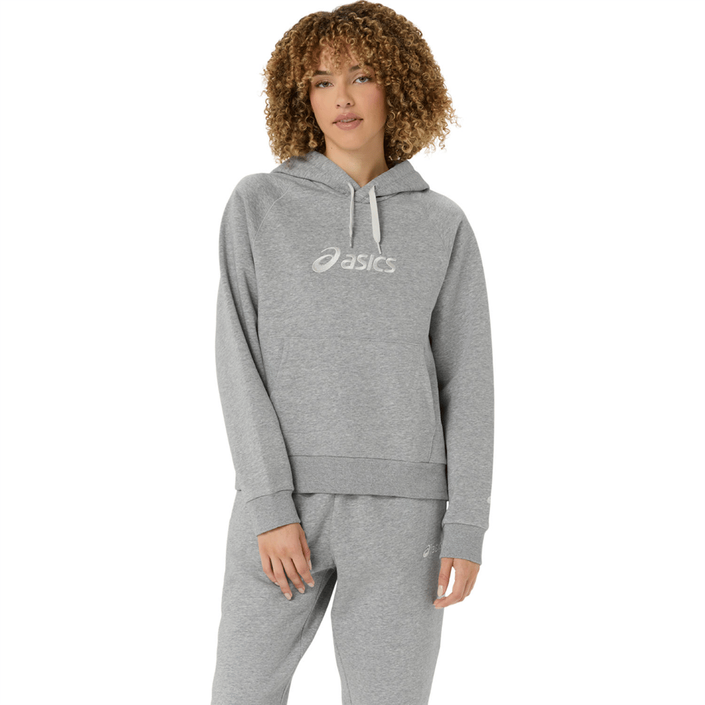 ASICS LOGO FLEECE PULLOVER HOODIE