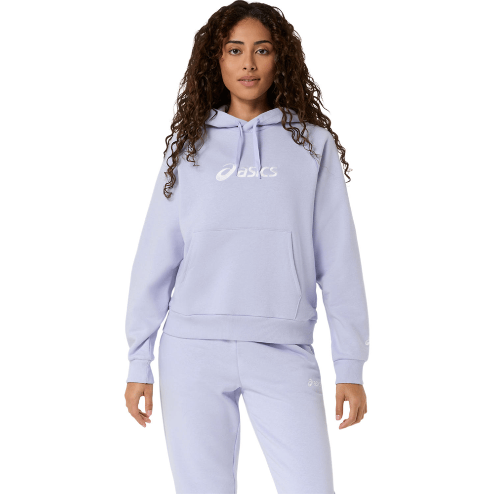 ASICS LOGO FLEECE PULLOVER HOODIE