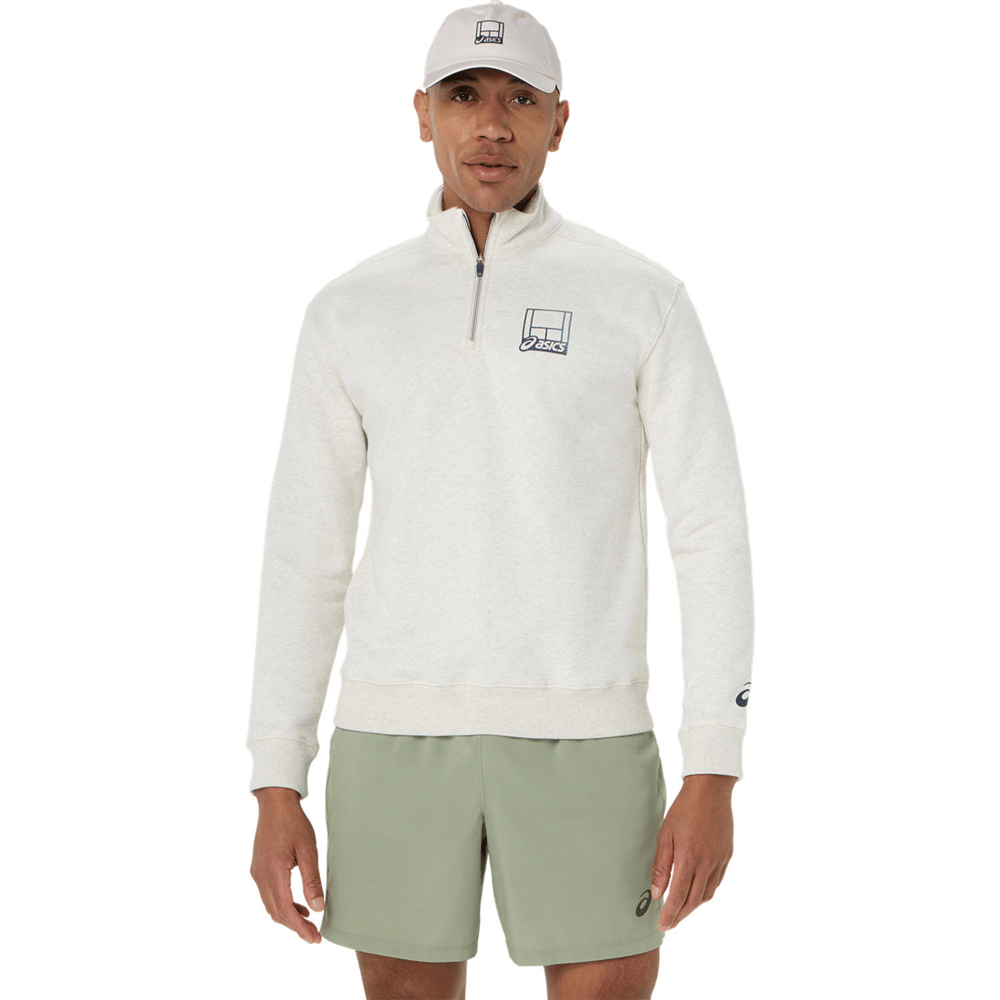 COURT CORE GRAPHIC HALF ZIP SWEATSHIRT