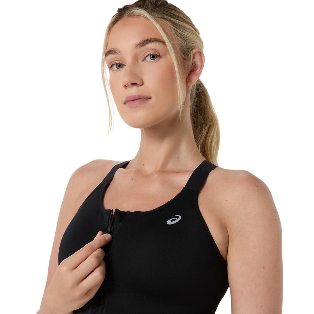 ROAD COMBINATION ZIP BRA Siyah Kadın Sporcu Sütyeni