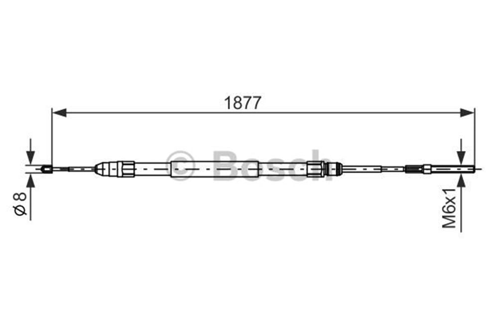 BMW BOSCH BCH 1987477694 EL FREN TELI SAG 96-03 E39 BM