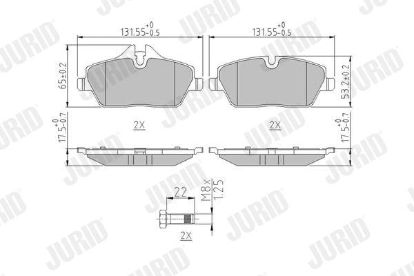 BMW JURID JRD 573733J FREN BALATASI ÖN 05-19