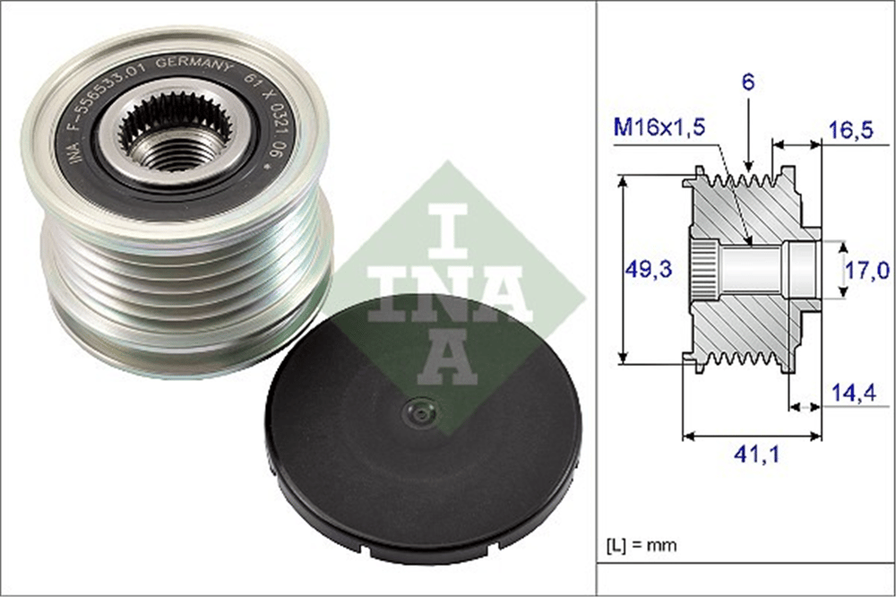BMW MINI R56 2002-2008 V KAYIS GERGI RULMANI 12317576515