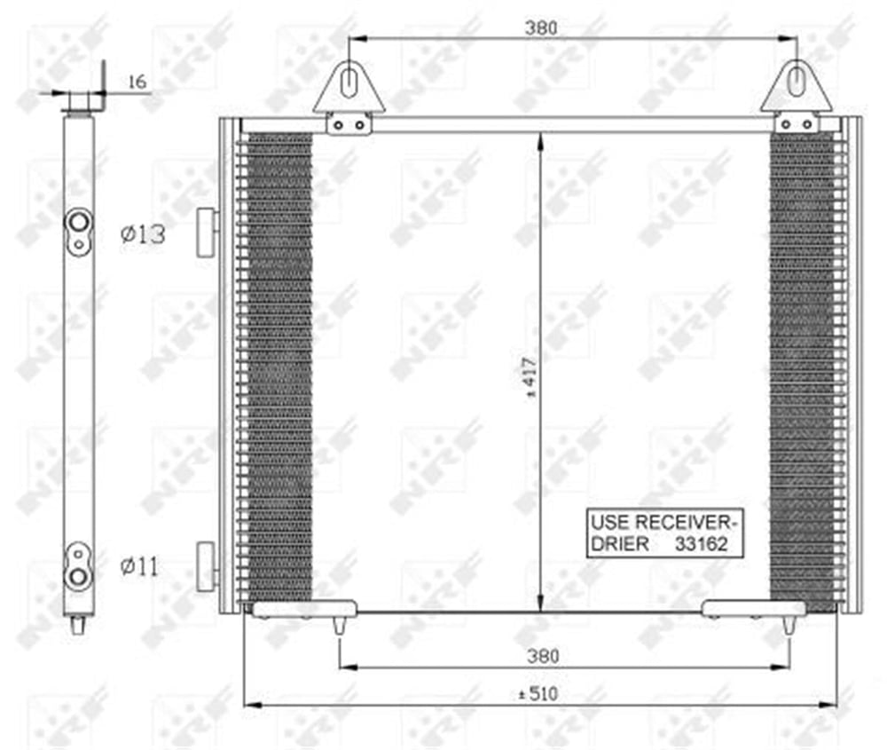 BMW NRF NRF 35351 KLIMA RADYATÖRÜ 98-06 FREELANDER 1 BM
