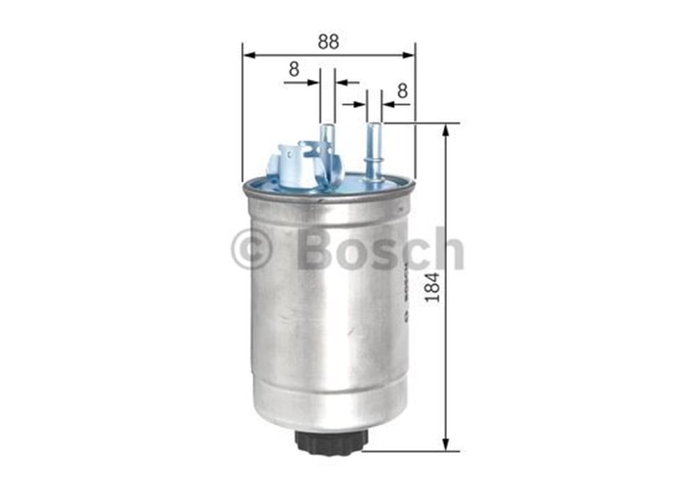 FIAT BOSCH BCH 0450906452 YAKIT FILTRESI 01- DOBLO 1.9 D