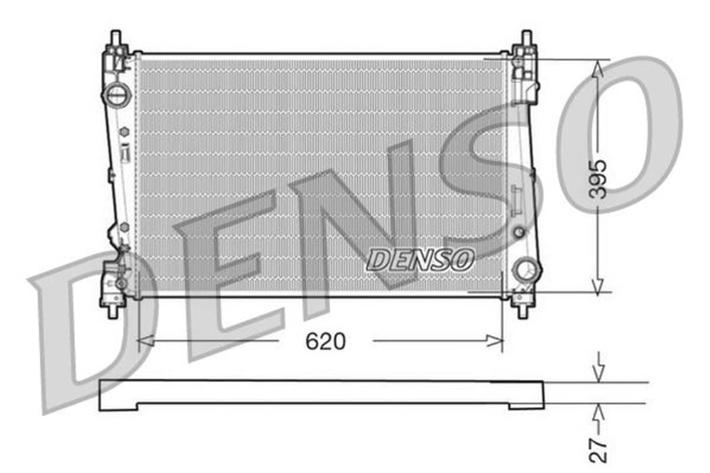 FIAT DENSO DEN DRM09112 SU RADYATÖRÜ 07- DOBLO III-BRAVO II 1,6 MJT
