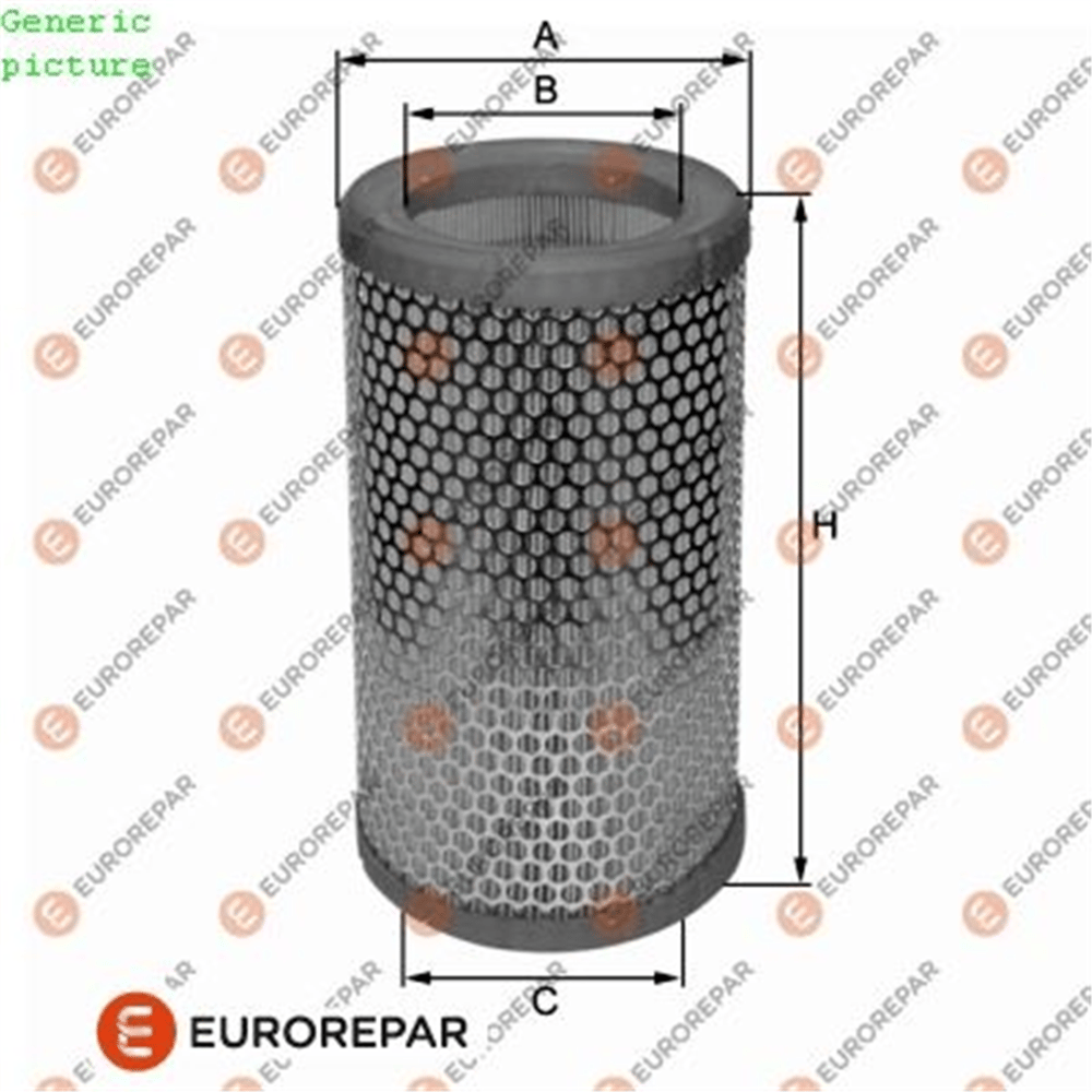 FIAT EUROREPAR 1680340780 HAVA FILTRESI 97-00