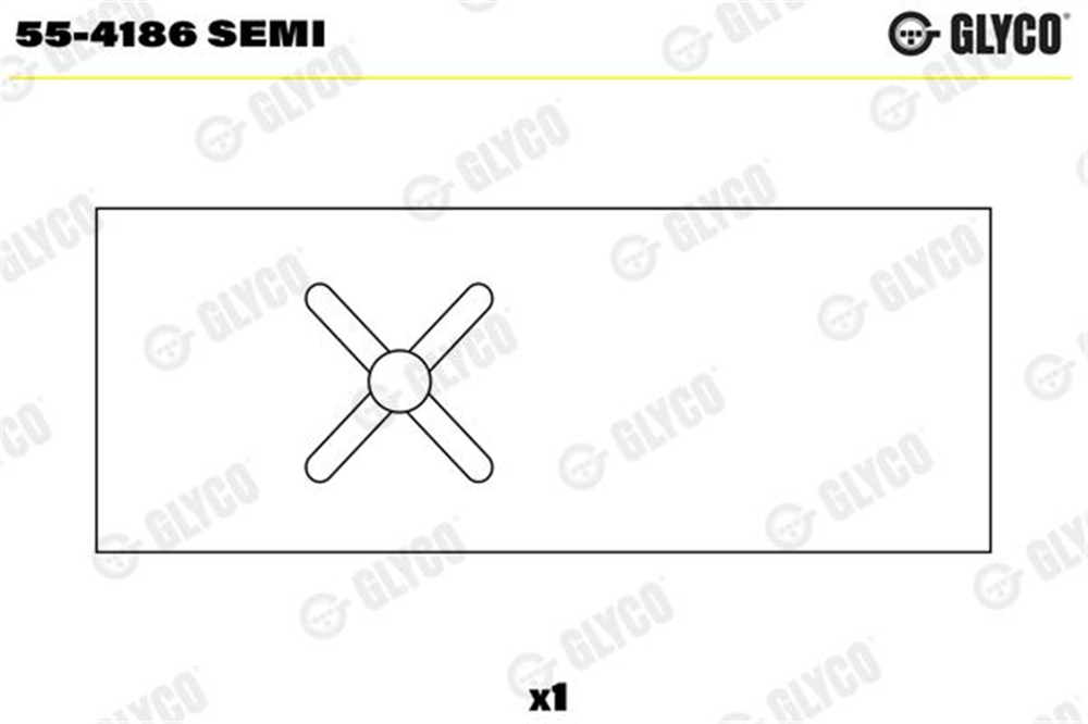 FIAT GLYCO GLY 55-4186 SEMI PISTON KOL BURCU 98- DUCATO 2,8