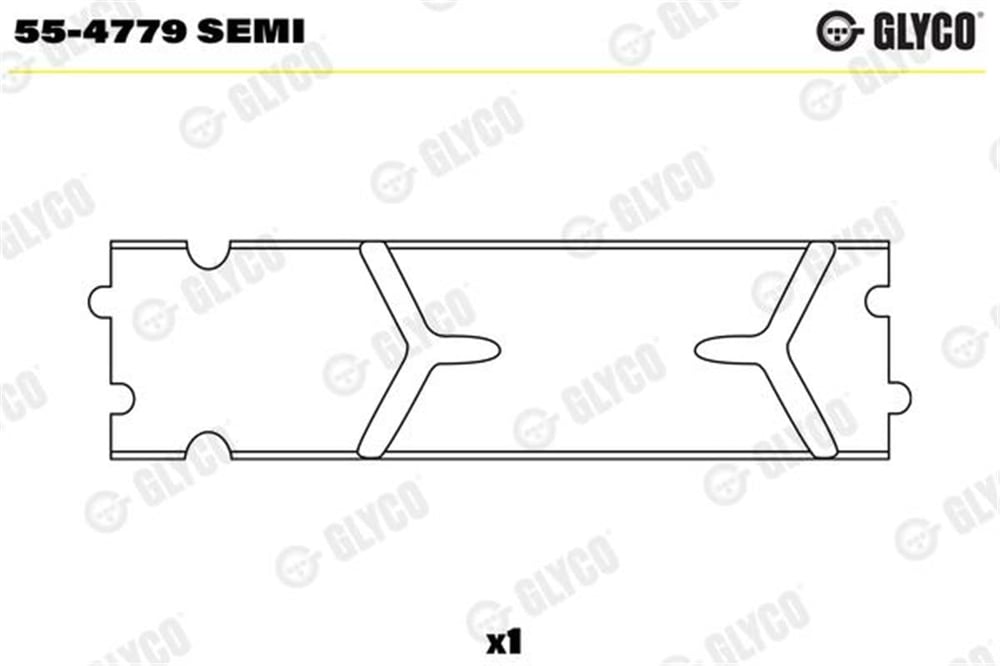 FIAT GLYCO GLY 55-4779 SEMI PISTON KOL BURCU 07- DOBLO-LINEA-BRAVO-COMBO 1.6 JTD