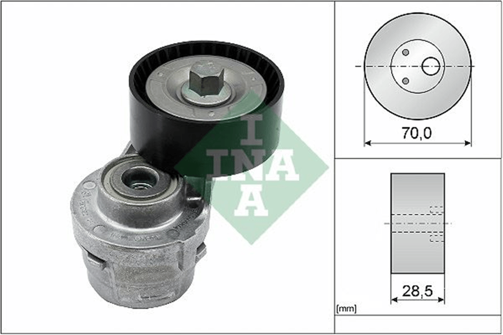 FIAT INA INA 533 0061 20 V KAYIS GERGISI KOMPLE 06- DCT III/DAILY III/IV/V/VI 2,3 MJT