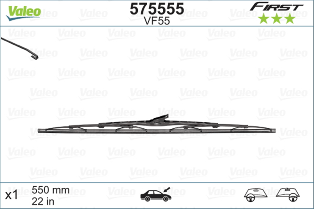 FIAT VALEO VAL 575555 SILECEK SÜPÜRGESI ÖN 00-